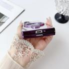 For Samsung Galaxy Z Fold6 Gradient Glitter Plating Magsafe Phone Case(Purple) - 3