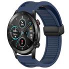 For Honor Magic Watch Window Blind Magnetic Buckle 22mm Silicone Watch Band(Midnight Blue) - 1