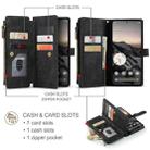 For Google Pixel 9 / 9 Pro CaseMe C30 Card Slots Zipper Wallet Leather Phone Case(Black) - 2