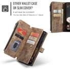 For Google Pixel 9 / 9 Pro CaseMe C30 Card Slots Zipper Wallet Leather Phone Case(Brown) - 3