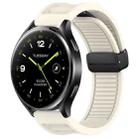 For Xiaomi Watch 2 Window Blind Magnetic Buckle 22mm Silicone Watch Band(Starlight) - 1