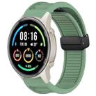 For Xiaomi Watch Sport Window Blind Magnetic Buckle 22mm Silicone Watch Band(Pine Green) - 1