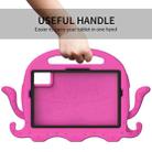 For Xiaomi Redmi Pad 2 /SE 11 2025 Octopus Style EVA Hybrid PC Shockproof Tablet Case with Strap(Rose Red) - 3