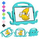 For Xiaomi Redmi Pad 2 /SE 11 2025 Octopus Style EVA Hybrid PC Shockproof Tablet Case with Strap(Glacial Green) - 1