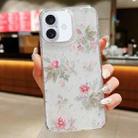 For iPhone 16 Plus Spring Garden Epoxy TPU Phone Case(F04 French Flowers) - 1