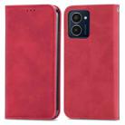 For HMD Pulse Pro Retro Skin Feel Magnetic Flip Leather Phone Case(Red) - 2