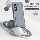 For Samsung Galaxy Z Fold5 5G Star Pattern Wristband Holder Phone Case(Gray) - 2