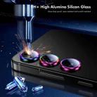 For OPPO Reno12 / Reno12 Pro Global ENKAY Hat-Prince 9H Rear Camera Lens Aluminium Alloy Tempered Glass Film(Black) - 3