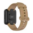 For Redmi Watch 2 Lite Solid Color Black Steel Buckle Silicone Watch Band(Coffee) - 2