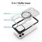 For iPhone 16 Pro Max ENKAY Hat-Prince Honeycomb MagSafe Shockproof Phone Case with Large Arc Edge Film(White) - 2