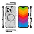 For iPhone 16 Pro ENKAY Hat-Prince Honeycomb MagSafe Shockproof Phone Case with Large Arc Edge Film(White) - 2