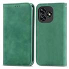 For Oukitel C51 Retro Skin Feel Magnetic Flip Leather Phone Case(Green) - 2