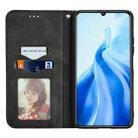 For Oukitel C51 Retro Skin Feel Magnetic Flip Leather Phone Case(Black) - 3