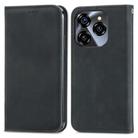 For Oukitel C50 Retro Skin Feel Magnetic Flip Leather Phone Case(Black) - 2