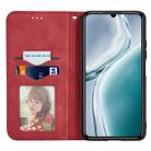 For Oukitel C50 Retro Skin Feel Magnetic Flip Leather Phone Case(Red) - 3