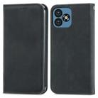 For Oukitel C53 Retro Skin Feel Magnetic Flip Leather Phone Case(Black) - 2