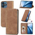 For Oukitel C53 Retro Skin Feel Magnetic Flip Leather Phone Case(Brown) - 1