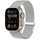 For Apple Watch 10 42mm Mech Milan Metal Mesh Watch Band(Silver) - 1