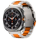 For Samsung Galaxy Watch Ultra 47mm Three Beads Titanium Alloy Metal Watch Band(Titanium Orange) - 1