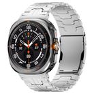 For Samsung Galaxy Watch Ultra 47mm Titanium Alloy Metal Watch Band(Silver) - 1