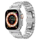 For Apple Watch Ultra 2 49mm Pathfinder Stainless Steel Metal Watch Band(Silver) - 1