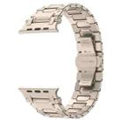 For Apple Watch SE 2022 44mm Pathfinder Stainless Steel Metal Watch Band(Titanium Color) - 2