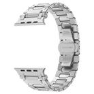 For Apple Watch Series 7 45mm Pathfinder Stainless Steel Metal Watch Band(Silver) - 2