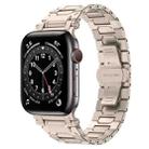 For Apple Watch Series 6 44mm Pathfinder Stainless Steel Metal Watch Band(Titanium Color) - 1