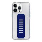 For iPhone 13 Pro Transparent Wristband Shockproof TPU Phone Case(Blue) - 1