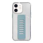 For iPhone 11 Transparent Wristband Shockproof TPU Phone Case(Green) - 1