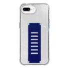 For iPhone 7 Plus / 8 Plus Transparent Wristband Shockproof TPU Phone Case(Blue) - 1