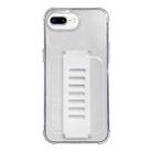 For iPhone 7 Plus / 8 Plus Transparent Wristband Shockproof TPU Phone Case(White) - 1