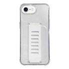 For iPhone 7 / 8 / SE 2022 Transparent Wristband Shockproof TPU Phone Case(White) - 1