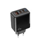 45W PD3.0 / PPS Type-C + QC3.0 USB Fully Compatible Protocol Charger, EU Plug(Black) - 1