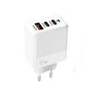 45W PD3.0 / PPS Type-C + QC3.0 USB Fully Compatible Protocol Charger, EU Plug(White) - 1