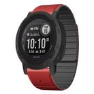 For Garmin Instinct 2 / Instinct  Dual Color Magnetic Quick Release 22mm Silicone Watch Band(Red+Black) - 1