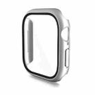 For Apple Watch Series 10 42mm ENKAY Hat-Prince PC Tempered Glass Film Integrated Watch Case(Silver) - 1