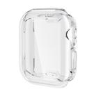 For Apple Watch Series 10 46mm ENKAY Hat-Prince Electroplated Soft TPU Case with Screen Film(Transparent) - 1