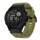 For Garmin Descent G1 Nylon Canvas Quick Release 22mm Watch Band(Army Green) - 1