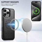 For iPhone 13 Suteni TXWH18 Carbon Fiber Texture Detachable Wallet MagSafe Phone Case(Black) - 3