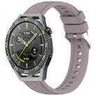 For Huawei Watch GT 3 SE Stripe Texture 22mm Silicone Watch Band(Roland Purple) - 1