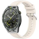 For Huawei Watch GT 3 SE Stripe Texture 22mm Silicone Watch Band(Starlight) - 1