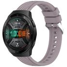 For Huawei Watch GT 2E Stripe Texture 22mm Silicone Watch Band(Roland Purple) - 1