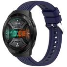 For Huawei Watch GT 2E Stripe Texture 22mm Silicone Watch Band(Midnight Blue) - 1