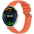 For Garmin Venu 3 Stripe Texture 22mm Silicone Watch Band(Orange) - 1