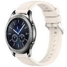 For Samsung Gear S3 Classic Stripe Texture 22mm Silicone Watch Band(Starlight) - 1