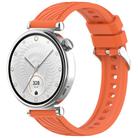 For Huawei Watch GT 5 41mm Stripe Texture 18mm Silicone Watch Band(Orange) - 1