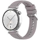 For Huawei Watch GT 5 41mm Stripe Texture 18mm Silicone Watch Band(Roland Purple) - 1