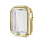 For Apple Watch Series 10 46mm Full Coverage TPU Electroplated Watch Case(Gold) - 1