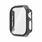 For Apple Watch Series 10 46mm Tempered Glass Film Integrated PC Watch Case(Grey) - 1